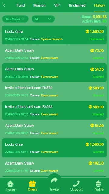 invite and earn